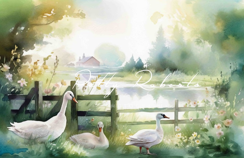 Kate Countryside View Backdrop Designed by Patty Robertss - Kate Backdrop AU