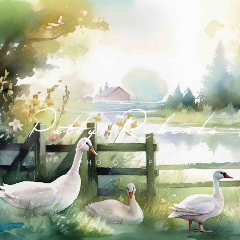 Kate Countryside View Backdrop Designed by Patty Robertss - Kate Backdrop AU