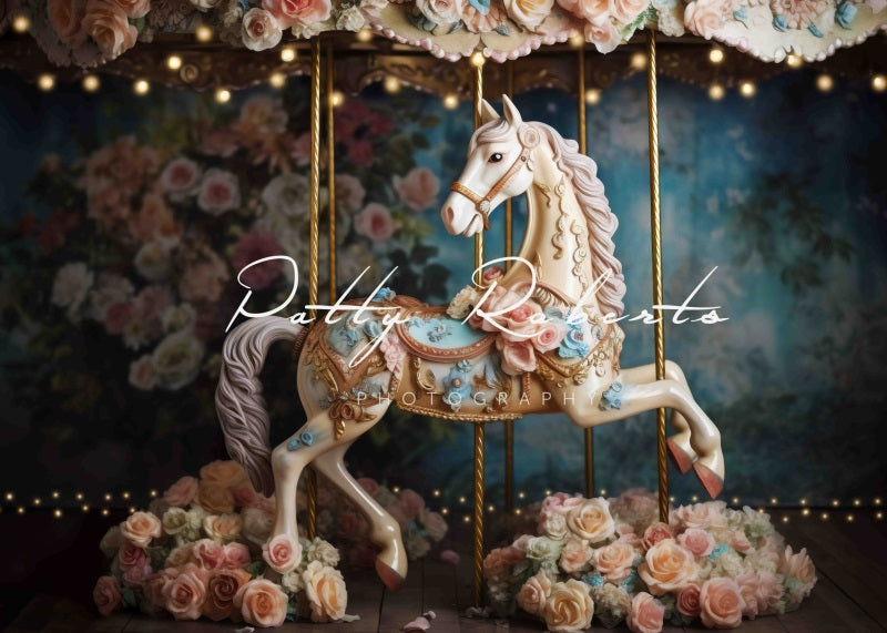 Kate Festive Horse Backdrop Designed by Patty Robertss - Kate Backdrop AU