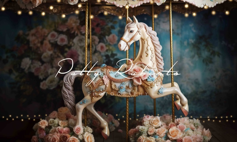 Kate Festive Horse Backdrop Designed by Patty Robertss - Kate Backdrop AU
