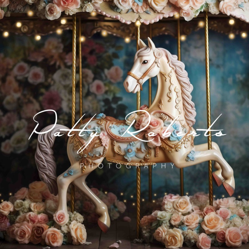 Kate Festive Horse Backdrop Designed by Patty Robertss - Kate Backdrop AU