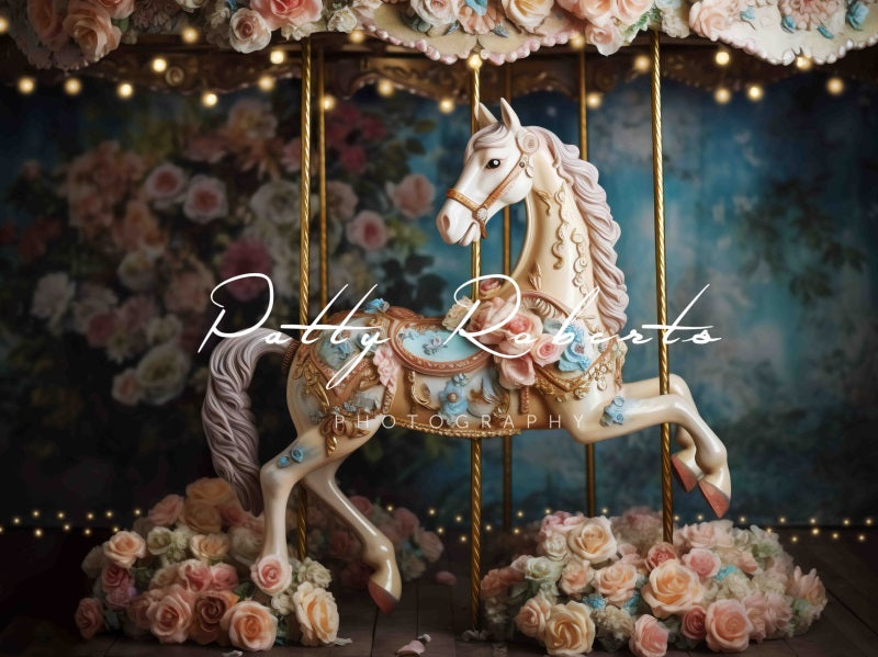 Kate Festive Horse Backdrop Designed by Patty Robertss - Kate Backdrop AU