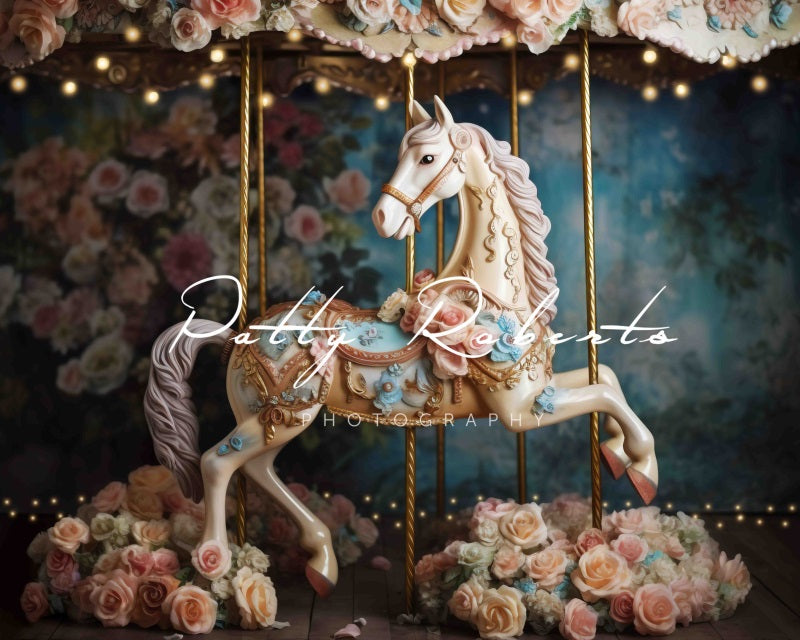 Kate Festive Horse Backdrop Designed by Patty Robertss - Kate Backdrop AU