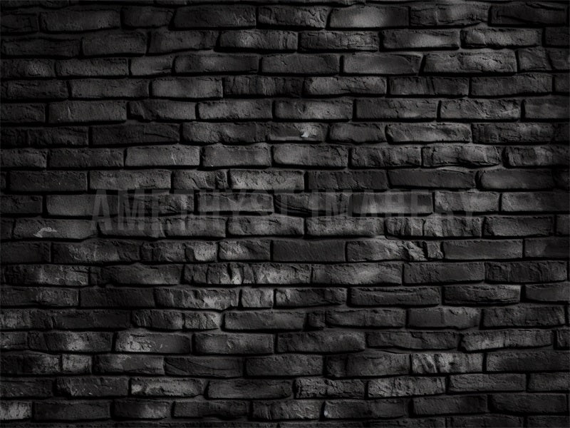 Kate Black Brick Wall Backdrop Designed by Angela Marie Photography - Kate Backdrop AU
