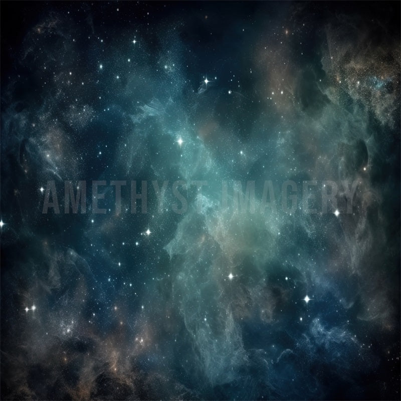 Kate Blue Galaxy Backdrop Designed by Angela Marie Photography - Kate Backdrop AU