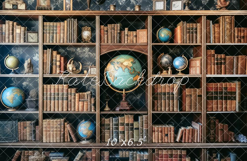 Kate Library Bookshelf Backdrop Designed by Chain Photography - Kate Backdrop AU