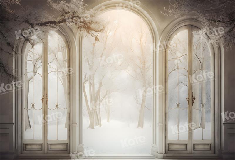 Kate Winter Snow Arch Backdrop Tree for Photography - Kate Backdrop AU