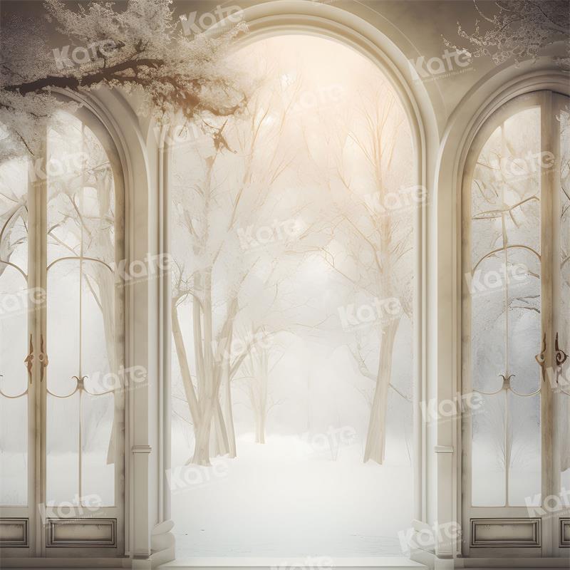 Kate Winter Snow Arch Backdrop Tree for Photography - Kate Backdrop AU