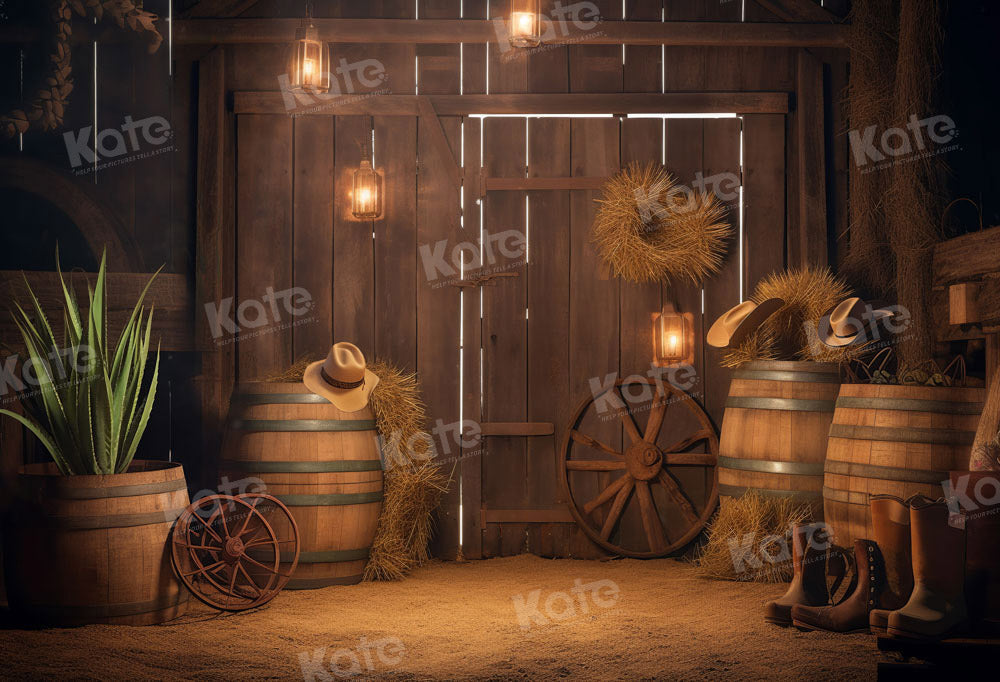 Kate Autumn Barn Backdrop Designed by Chain Photography - Kate Backdrop AU