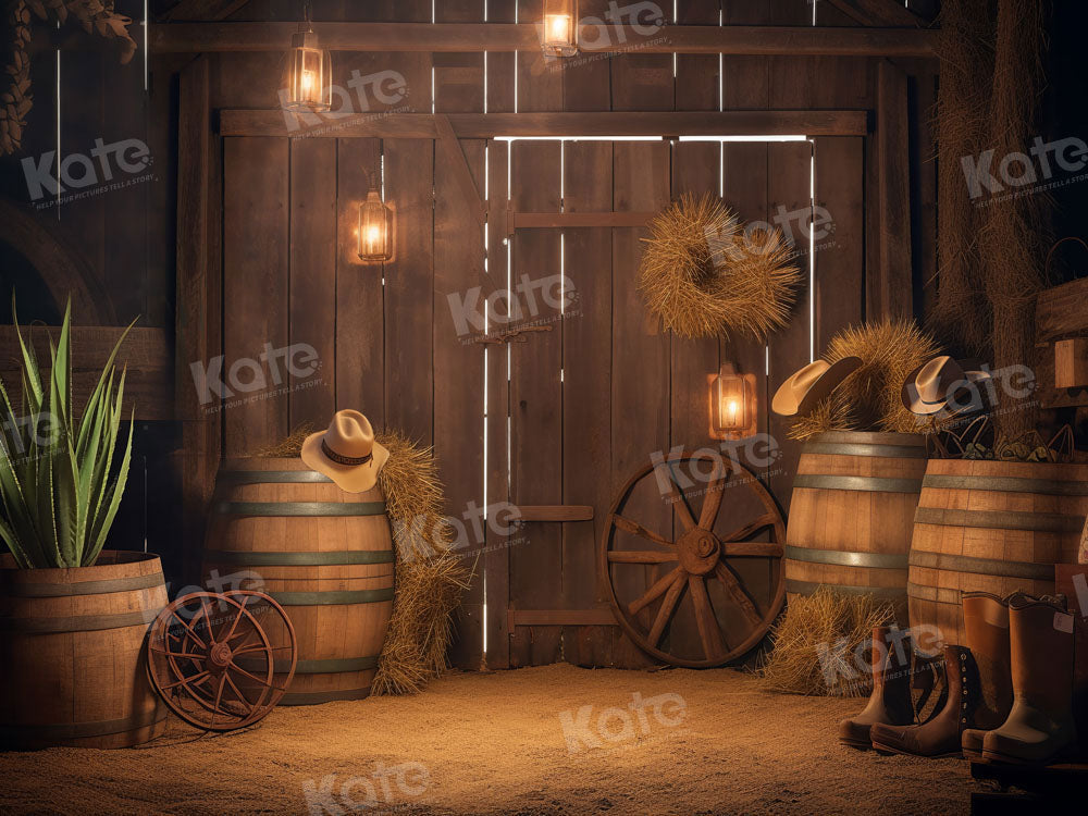 Kate Autumn Barn Backdrop Designed by Chain Photography - Kate Backdrop AU