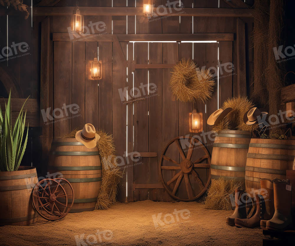 Kate Autumn Barn Backdrop Designed by Chain Photography - Kate Backdrop AU