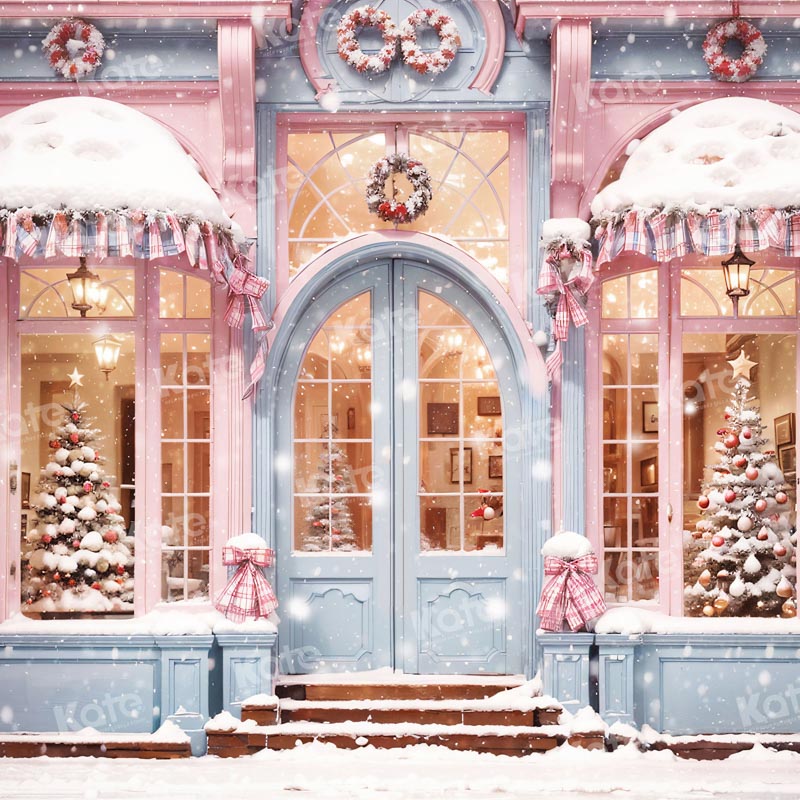 Kate Snow Christmas Tree Shop Backdrop for Photography - Kate Backdrop AU