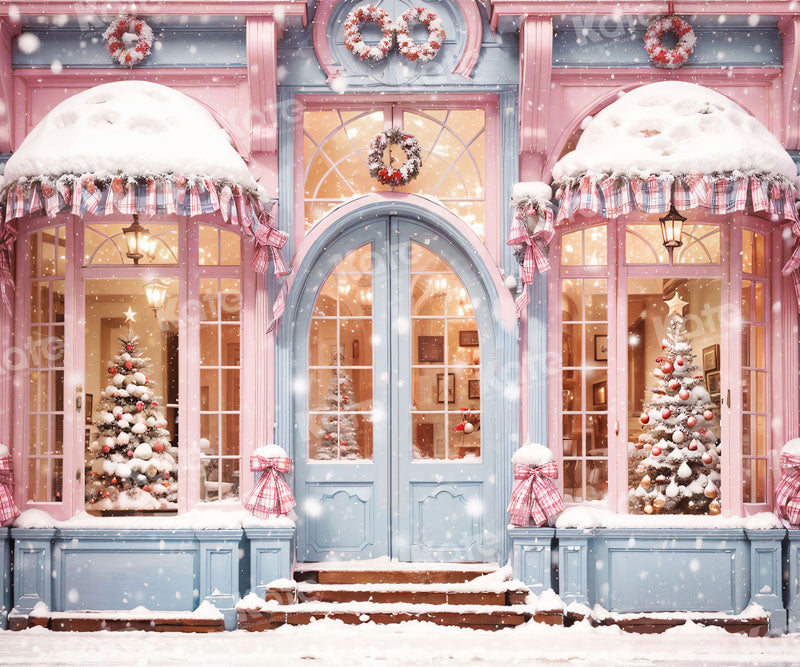 Kate Snow Christmas Tree Shop Backdrop for Photography - Kate Backdrop AU