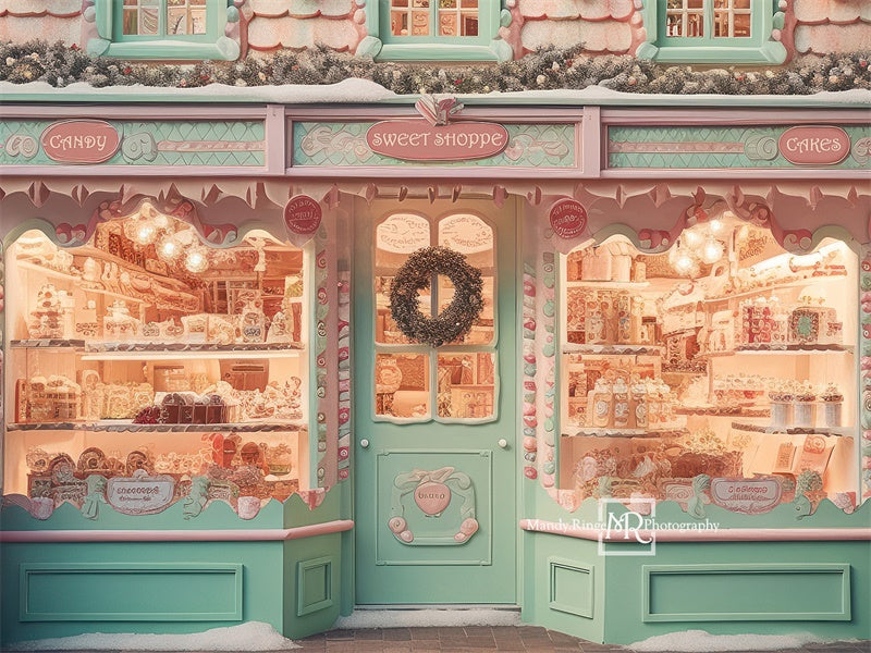 Kate Christmas Sweet Shop Backdrop Designed by Mandy Ringe Photography - Kate Backdrop AU