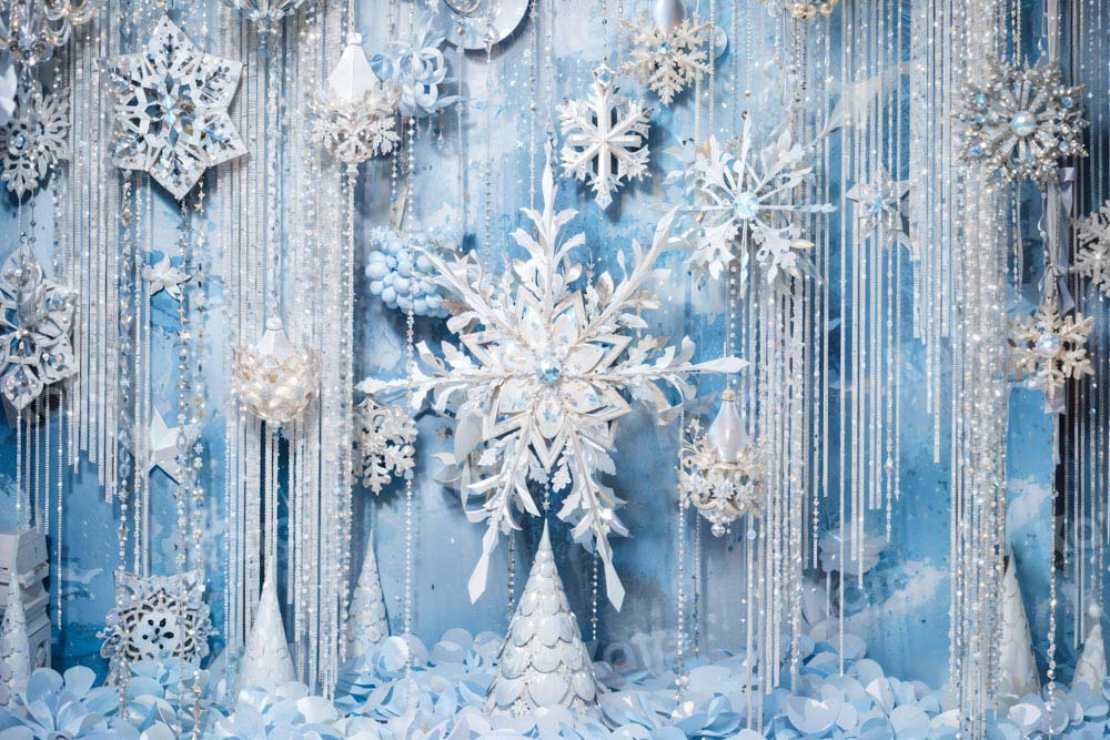Kate Blue Ice World Backdrop Designed by Chain Photography - Kate Backdrop AU