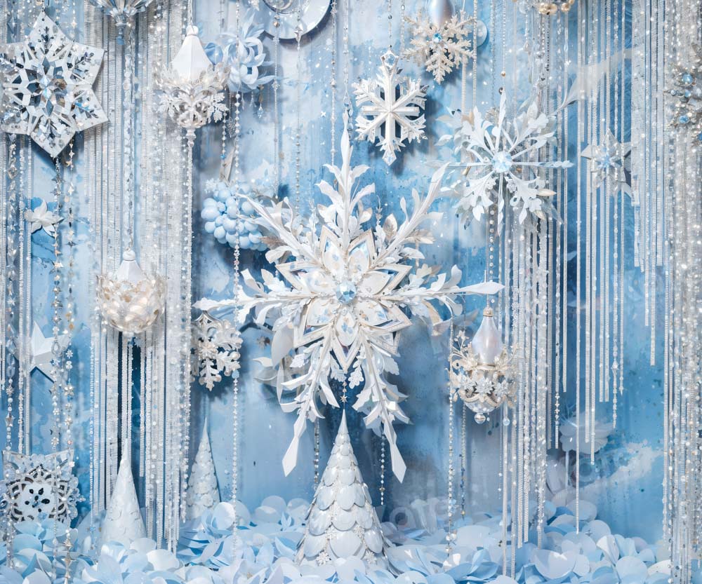 Kate Blue Ice World Backdrop Designed by Chain Photography - Kate Backdrop AU