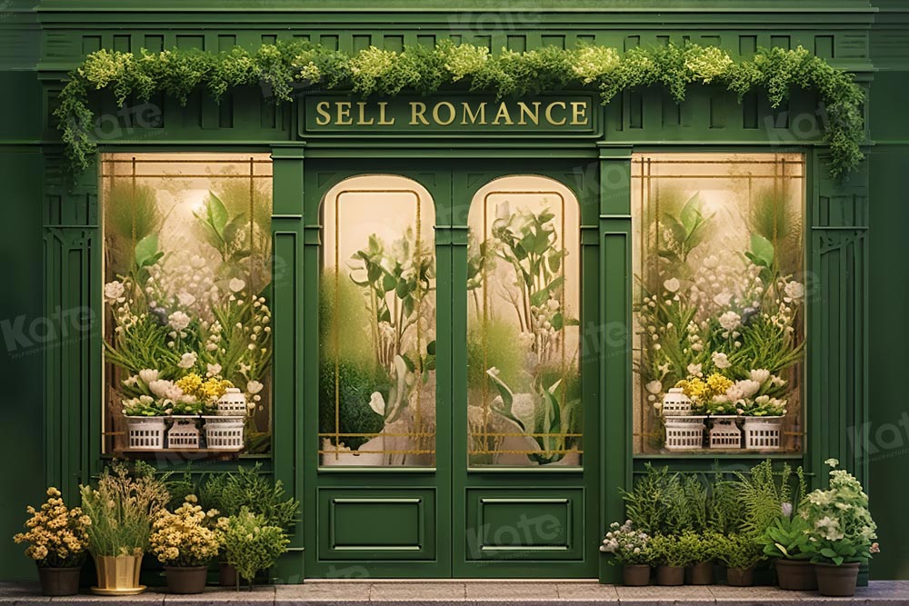Kate Sell Romance Green Backdrop Designed by Chain Photography - Kate Backdrop AU