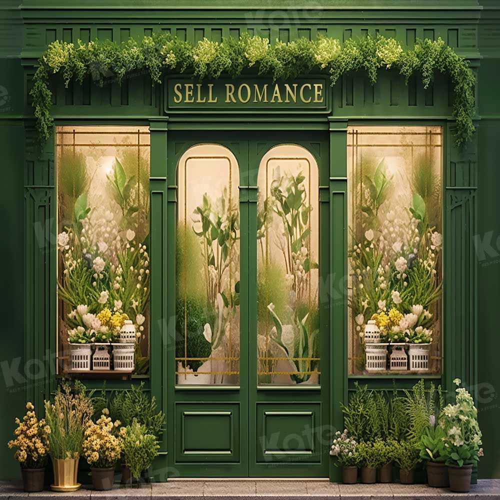 Kate Sell Romance Green Backdrop Designed by Chain Photography - Kate Backdrop AU