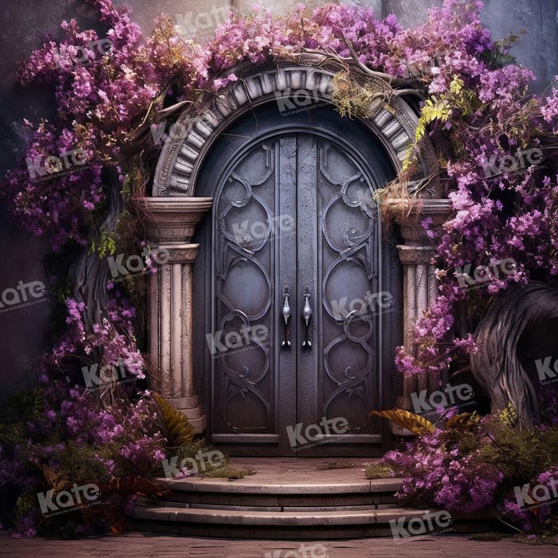 Kate Purple Garden Backdrop Spring for Photography