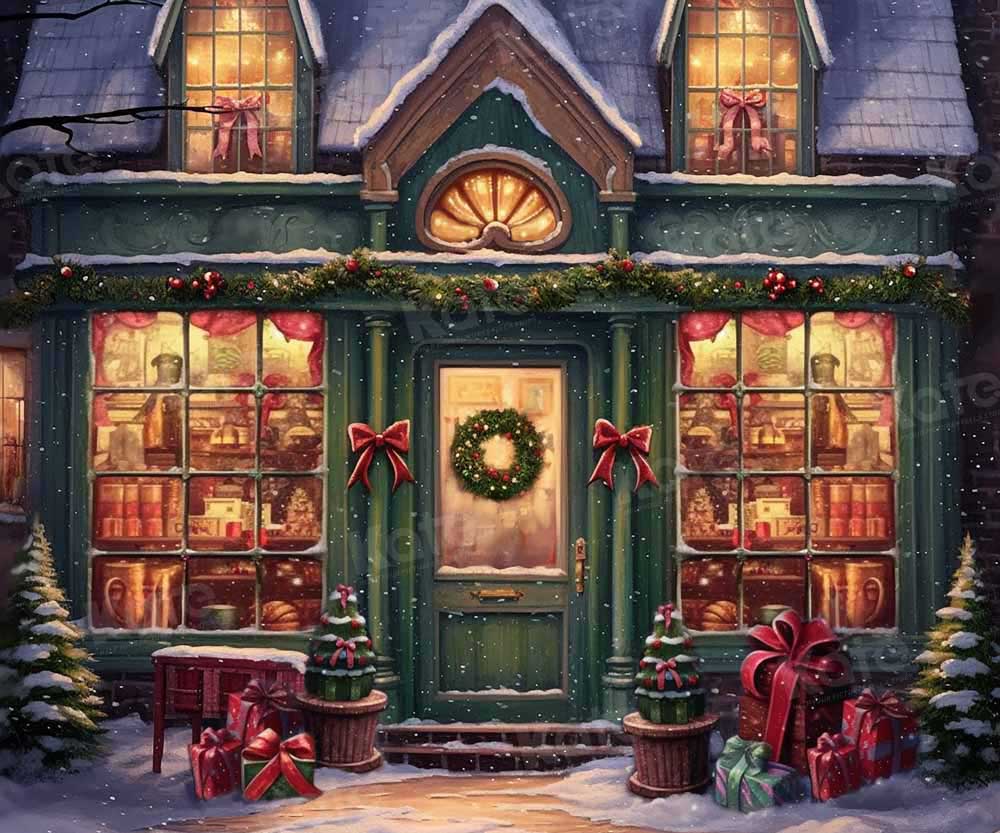 Kate Christmas Gift Shop Backdrop Designed by GQ - Kate Backdrop AU