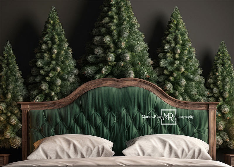 Kate Winter Pine Headboard Backdrop Designed by Mandy Ringe Photography - Kate Backdrop AU