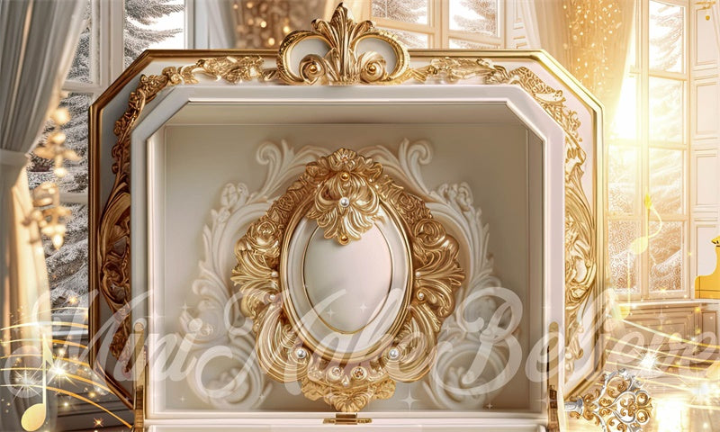 Kate Music Box Room Backdrop Designed by Mini MakeBelieve - Kate Backdrop AU