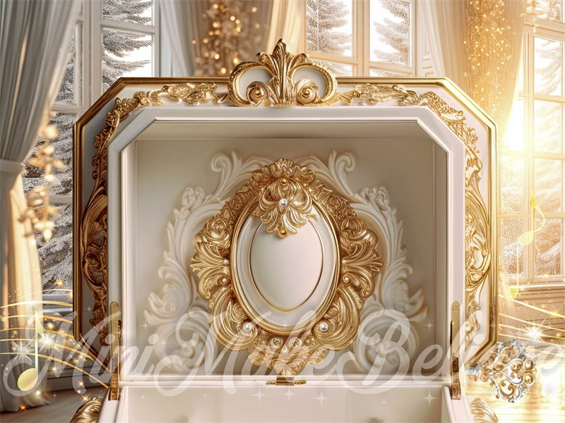 Kate Music Box Room Backdrop Designed by Mini MakeBelieve - Kate Backdrop AU