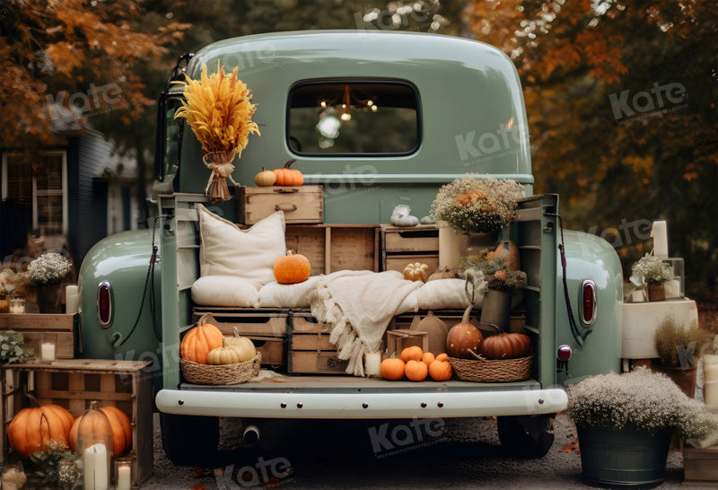 Kate Autumn Car Truck Backdrop for Photography - Kate Backdrop AU