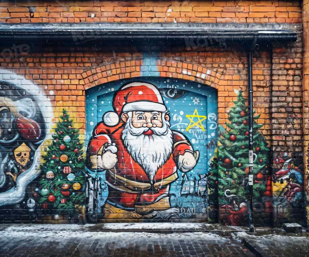 Kate Santa Brick Wall Backdrop Designed by Emetselch - Kate Backdrop AU