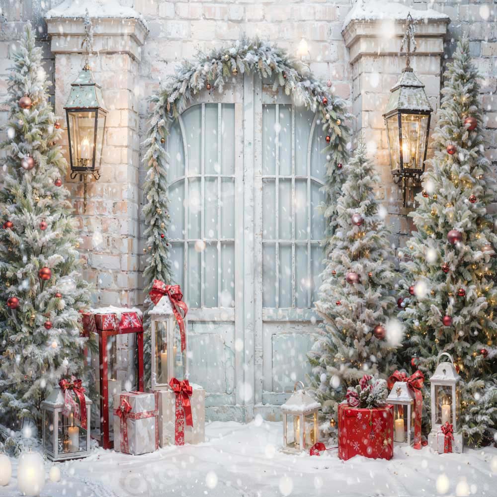 Kate Snow Gift Christmas Backdrop Designed by Emetselch - Kate Backdrop AU