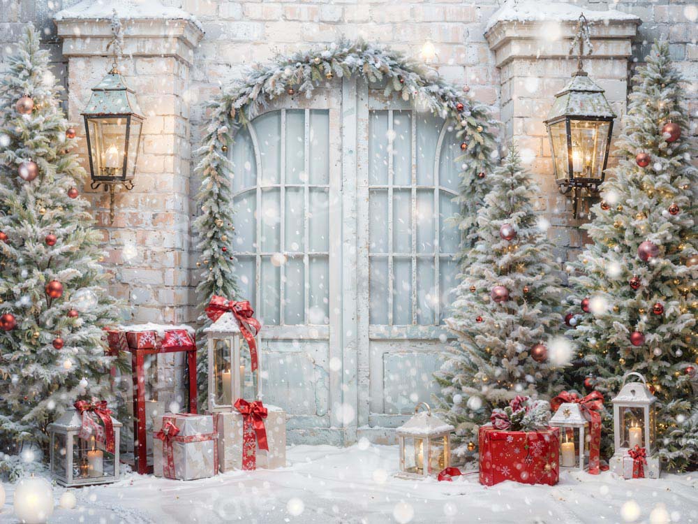 Kate Snow Gift Christmas Backdrop Designed by Emetselch - Kate Backdrop AU