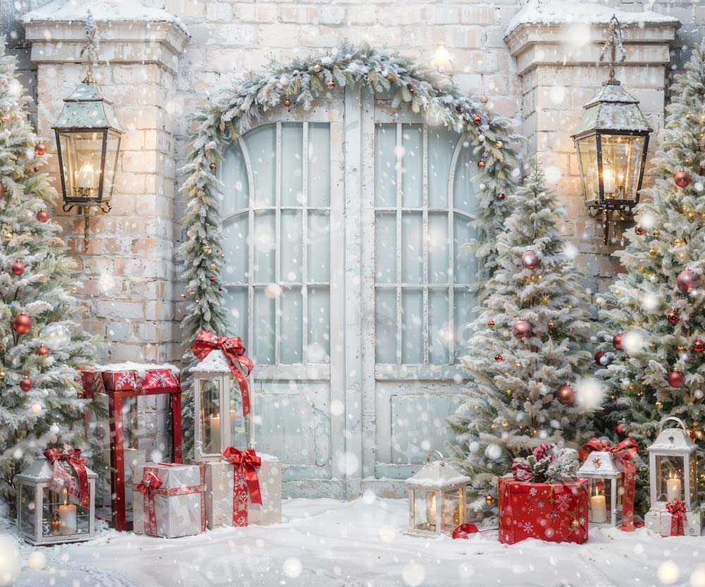 Kate Snow Gift Christmas Backdrop Designed by Emetselch - Kate Backdrop AU