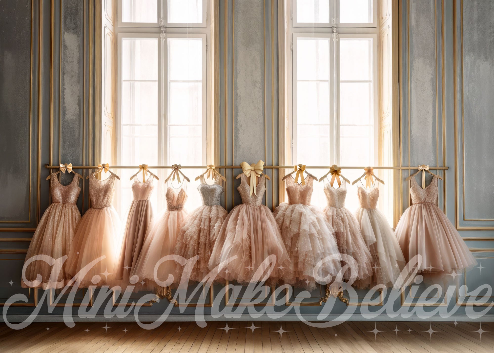 Kate Valentine Ballet Dresses Backdrop Designed by Mini MakeBelieve - Kate Backdrop AU