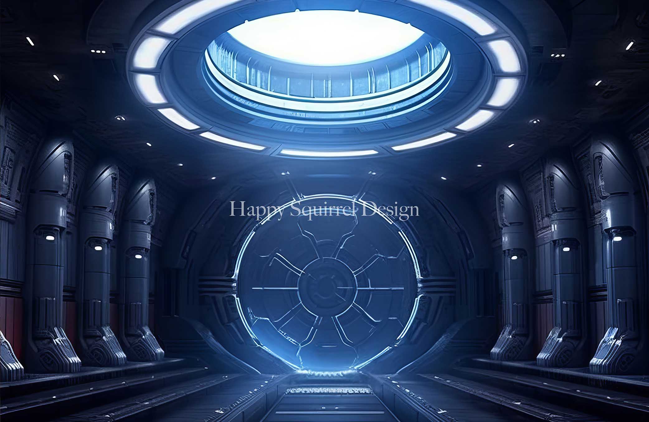 Kate Space Port Backdrop Designed by Happy Squirrel Design - Kate Backdrop AU