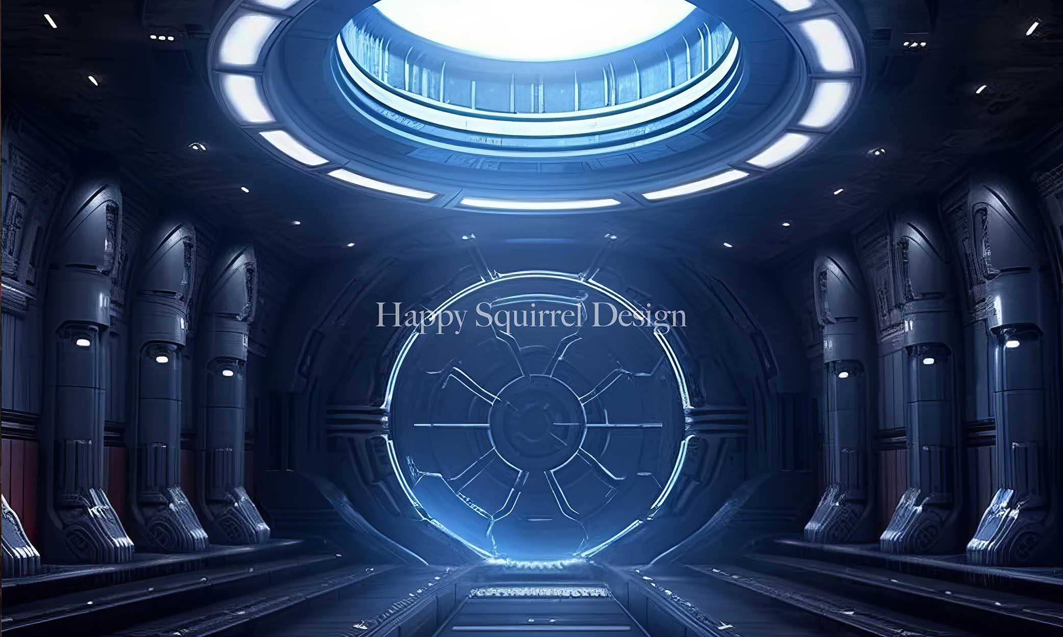 Kate Space Port Backdrop Designed by Happy Squirrel Design - Kate Backdrop AU