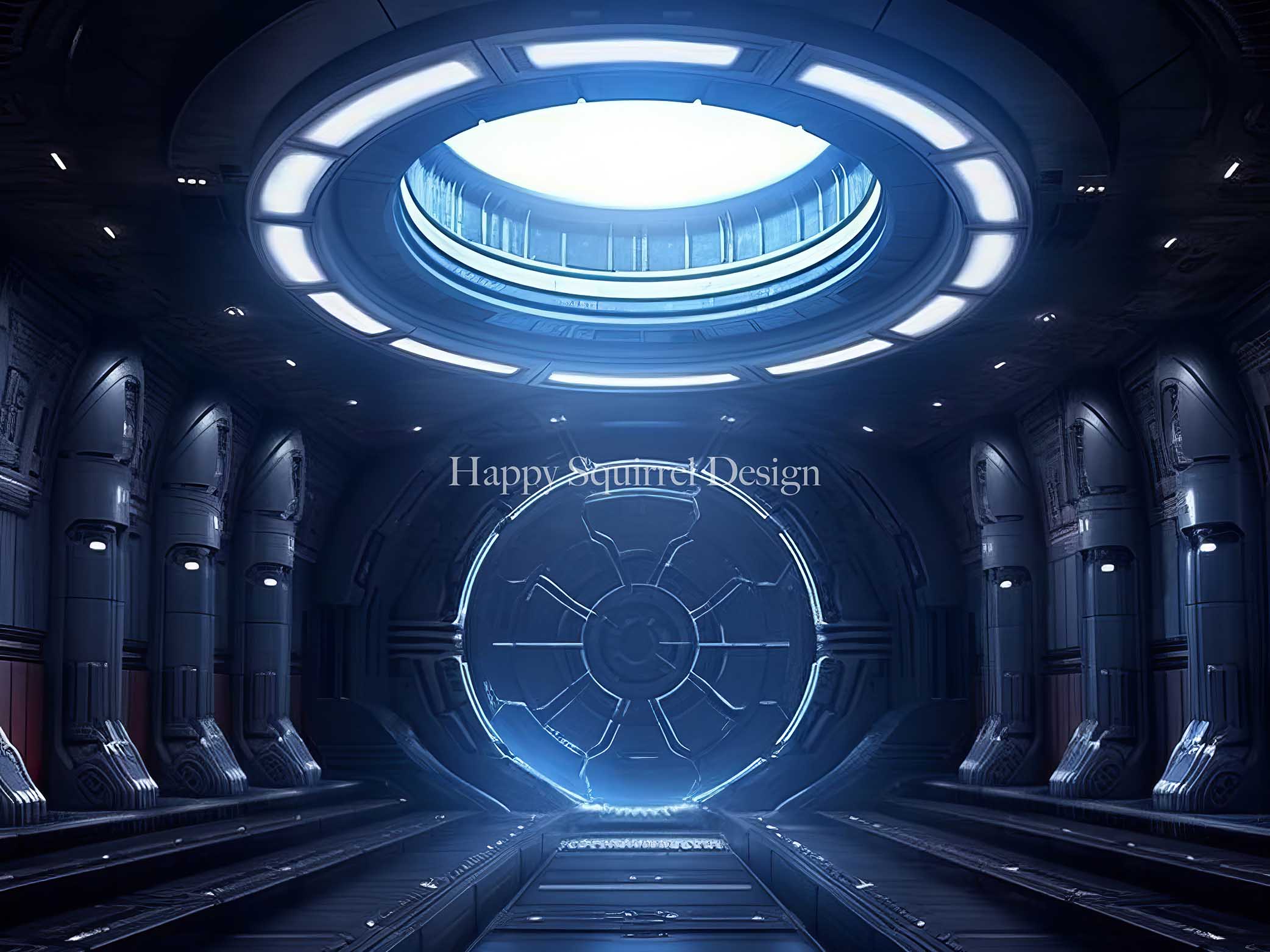 Kate Space Port Backdrop Designed by Happy Squirrel Design - Kate Backdrop AU