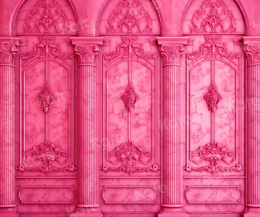 Kate Fashion Doll Pink Wall Backdrop for Photography - Kate Backdrop AU