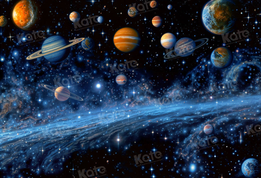 Kate Cosmic Planet Backdrop Designed by Chain Photography - Kate Backdrop AU