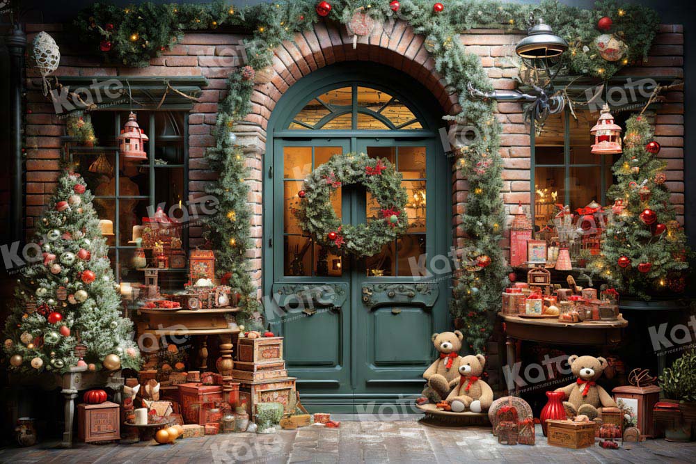 Kate Christmas Decoration Shop Backdrop Designed by Emetselch - Kate Backdrop AU