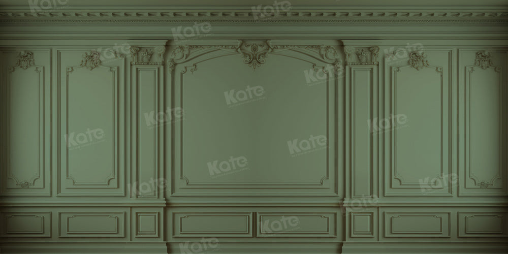 Kate Retro Dark Green Grey Wall Backdrop Designed by Kate Image - Kate Backdrop AU