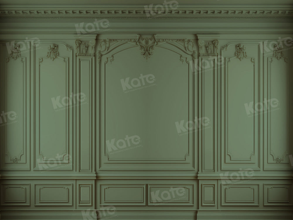 Kate Retro Dark Green Grey Wall Backdrop Designed by Kate Image - Kate Backdrop AU