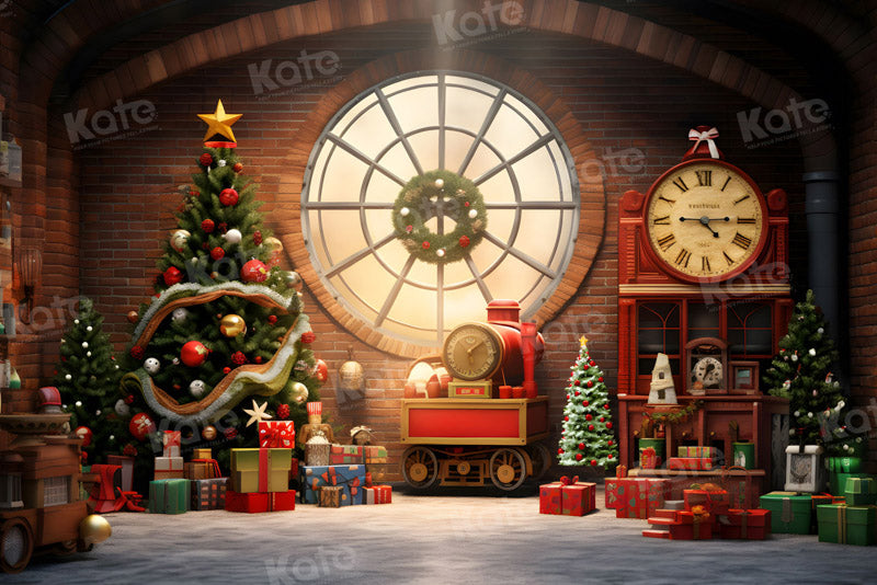 Kate Indoor Christmas Tree Festive Backdrop for Photography - Kate Backdrop AU