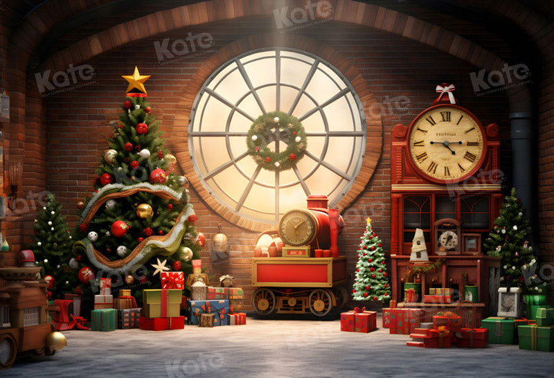 Kate Indoor Christmas Tree Festive Backdrop for Photography - Kate Backdrop AU