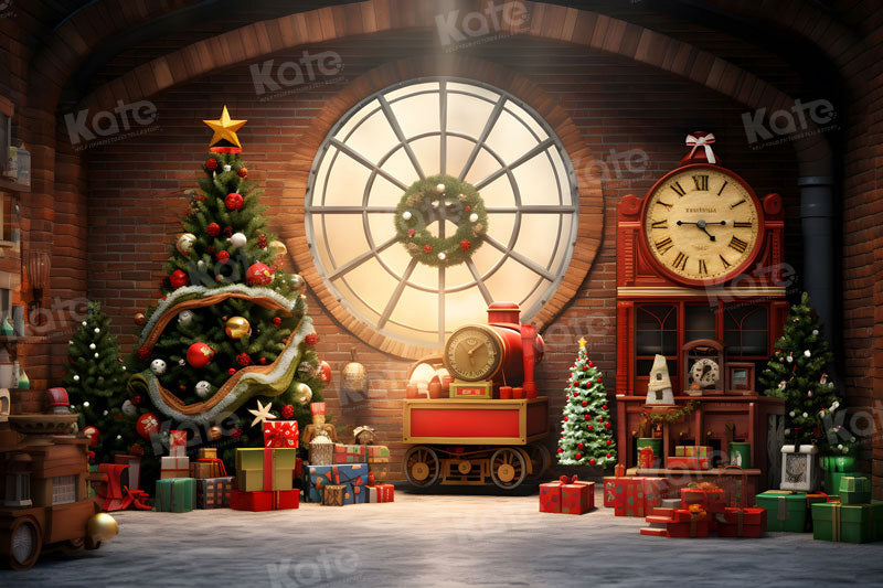 Kate Indoor Christmas Tree Festive Backdrop for Photography - Kate Backdrop AU