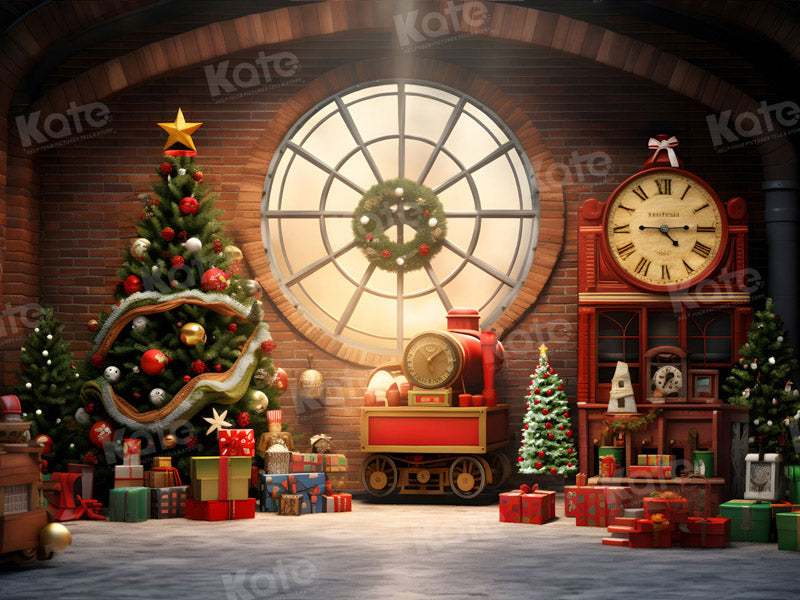 Kate Indoor Christmas Tree Festive Backdrop for Photography - Kate Backdrop AU