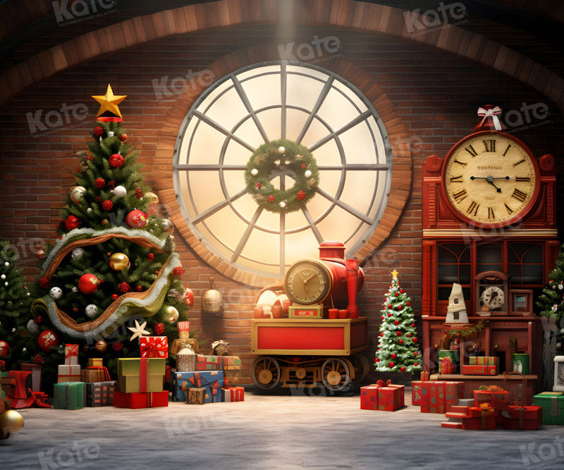 Kate Indoor Christmas Tree Festive Backdrop for Photography - Kate Backdrop AU