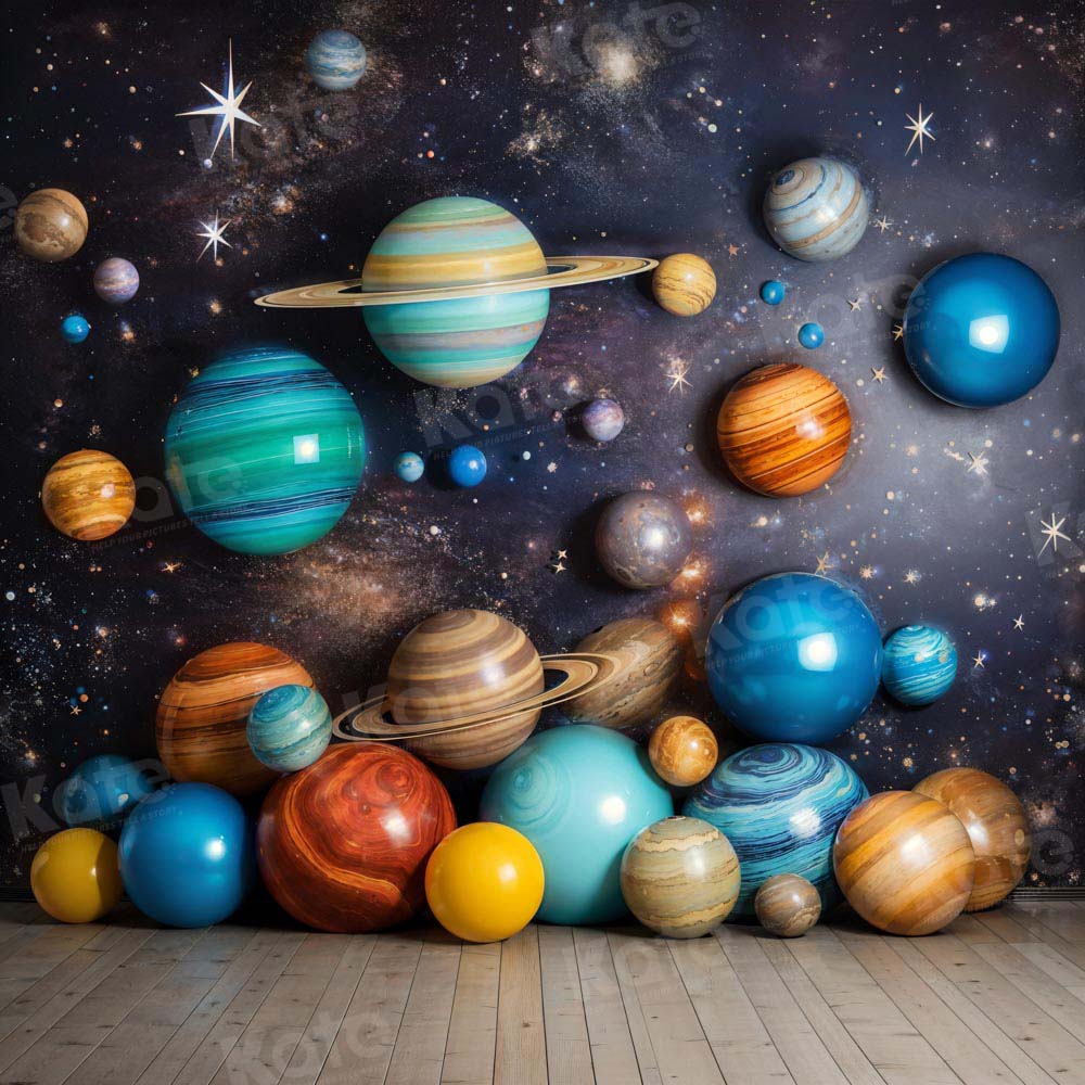 Kate Planet Universe Cake Smash Backdrop Designed by Emetselch