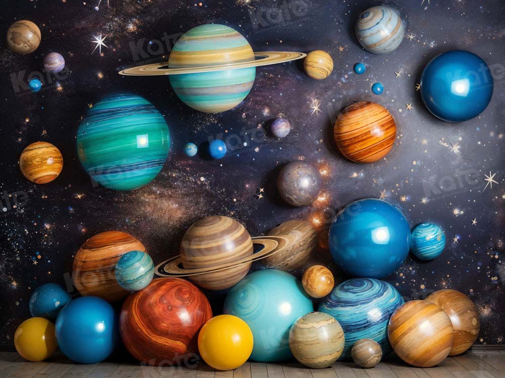 Kate Planet Universe Cake Smash Backdrop Designed by Emetselch