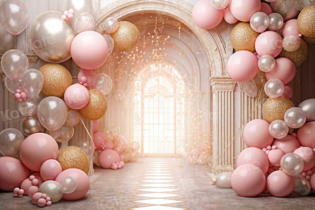 Kate Wedding Balloons Backdrop for Photography - Kate Backdrop AU