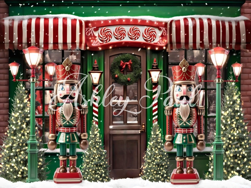 Kate Christmas Nutcracker House Backdrop Designed by Ashley Paul - Kate Backdrop AU